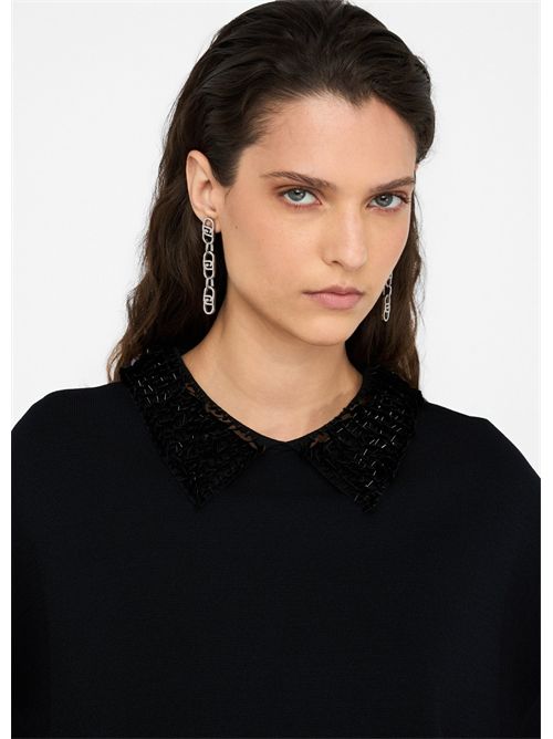 Maglia con paillettes LIU JO | CF5038MS55N/22222